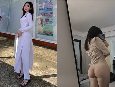 สุนัขสัตว์เลี้ยงและหน้าอกใหญ่ของน้องสาวของเธอ