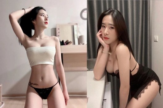 สาวสวยกำลังเดินกับหัวหน้างานระหว่างชั้นเรียน