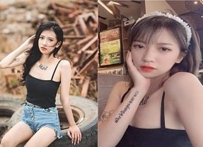 Hot Girl Tattooed เพื่อค้นพบความสุขสุด ๆ